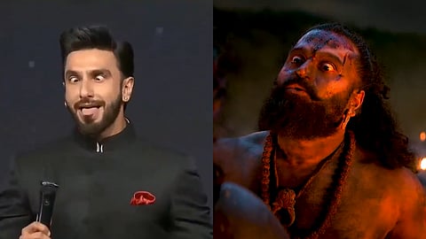 രൺവീർ സിംഗ്, 'കാന്തര'യിൽ ഋഷഭ് ഷെട്ടി