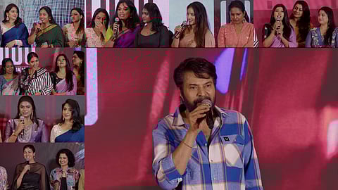 'കളങ്കാവൽ' സിനിമയിലെ നടിമാരും മമ്മൂട്ടിയും