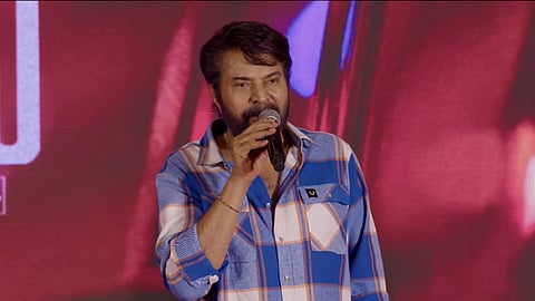 'കളങ്കാവൽ' പ്രീ റിലീസ് ഇവന്റിൽ മമ്മൂട്ടി