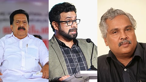 രമേശ് ചെന്നിത്തല, ജോൺ ബ്രിട്ടാസ്, ബിനോയ് വിശ്വം