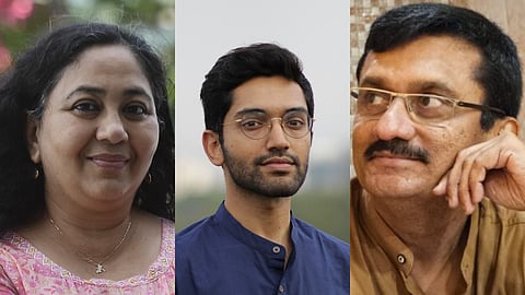 ക്രോസ്‌വേർഡ് ബുക്ക് പുരസ്കാരവേദിയിലെ മലയാളിത്തിളക്കം; എഴുത്തുകാരായ മനോജ് കുറൂ‍ർ, മനു എസ്. പിള്ള, ജെ. ദേവിക എന്നിവർക്ക് പുരസ്കാരം