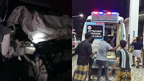 തമിഴ്നാട്ടിൽ ശബരിമല തീർഥാടകർ സഞ്ചരിച്ച വാഹനം അപകടത്തിൽ പെട്ടു; അഞ്ച് മരണം