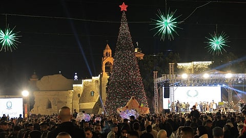 അതിജീവനത്തിൻ്റെയും പ്രത്യാശയുടെയും ക്രിസ്മസ്; രണ്ട് വർഷത്തിന് ശേഷം ബെത്‌ലഹേമിൽ വീണ്ടും ക്രിസ്മസ് ദീപം തെളിഞ്ഞു