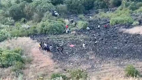 രക്ഷാ പ്രവർത്തനത്തിൻ്റെ ദൃശ്യങ്ങൾ