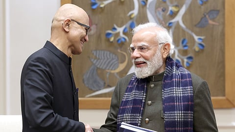 Microsoft CEO Satya Nadella met Prime Minister Narendra Modi and committed largest ever Asia investment