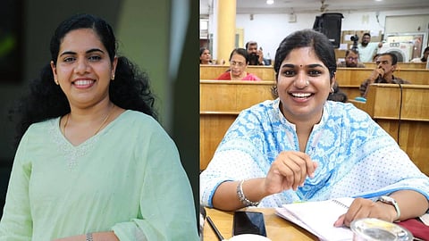 ആര്യാ രാജേന്ദ്രൻ, ഗായത്രി ബാബു