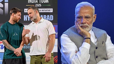 Lionel Messi GOAT India Tour 2025 and PM Narendra Modi