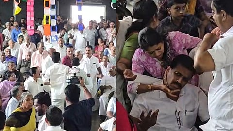 കൂത്താട്ടുകുളം നഗരസഭയിൽ 
സത്യപ്രതിജ്ഞാ ചടങ്ങിനിടെ 
കൗണ്‍സിലര്‍ക്ക് മര്‍ദനം