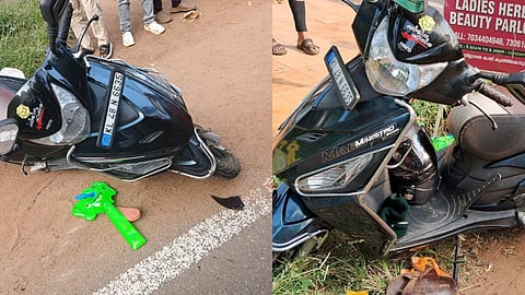 അപകടത്തിൻ്റെ ദൃശ്യങ്ങൾ