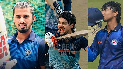 Vaibhav Suryavanshi, sakibul gani, Ishan kishan Vijay Hazare Trophy