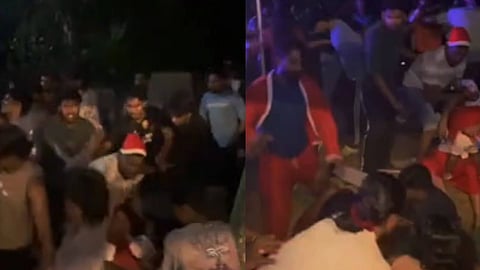 സംഘർഷത്തിൻ്റെ ദൃശ്യങ്ങൾ