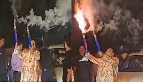 ഗുജറാത്തില്‍ നടുറോഡില്‍ മകന്റെ പിറന്നാളാഘോഷിച്ച് വ്യവസായി; യാത്രക്കാരെ തടഞ്ഞതില്‍ എന്താണ് തെറ്റെന്ന് ന്യായീകരണം; ഒടുവില്‍ അറസ്റ്റില്‍