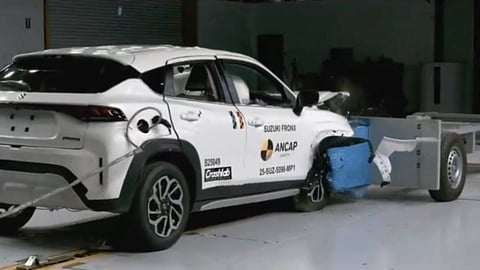  ക്രാഷ് ടെസ്റ്റിൽ തകർന്നടിഞ്ഞ്  സുസുക്കി ഫ്രോങ്ക്സ്