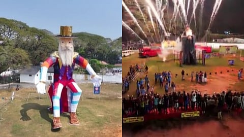 ഫോർട്ട് കൊച്ചിയിൽ ഭീമൻ പാപ്പാഞ്ഞികൾ ഇത്തവണ രണ്ടിടത്ത്