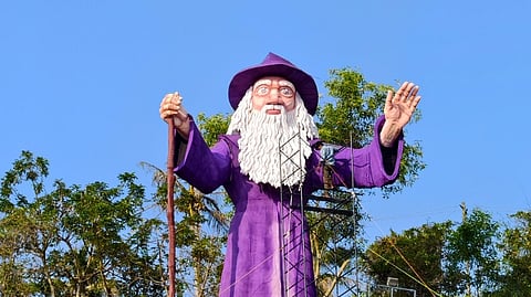 കോവളത്ത് ഒരുങ്ങുന്ന പാപ്പാഞ്ഞി