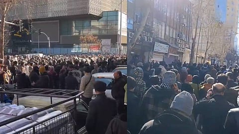 ഭരണകൂടത്തിനെതിരെ തെരുവുകളിൽ അണി നിരന്ന് ജനലക്ഷങ്ങൾ; സ്തംഭിച്ച് ഇറാൻ്റെ തെരുവുകൾ