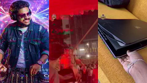 "സ്റ്റേജിൽ കയറി ലാപ്ടോപ്പ് ചവിട്ടിപ്പൊട്ടിച്ചു"; ന്യൂ ഇയർ ആഘോഷത്തിനിടെ പൊലീസ് അതിക്രമമെന്ന് പരാതി; ദൃശ്യങ്ങൾ പങ്കുവച്ച് ഡിജെ കലാകാരൻ