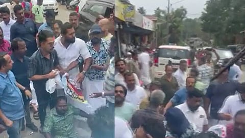 അടിപിടിയുടെ ദൃശ്യങ്ങൾ