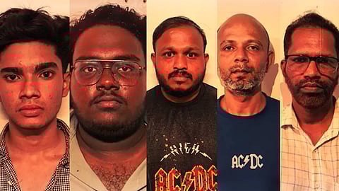 പൊലീസ് പിടികൂടിയ പ്രതികൾ