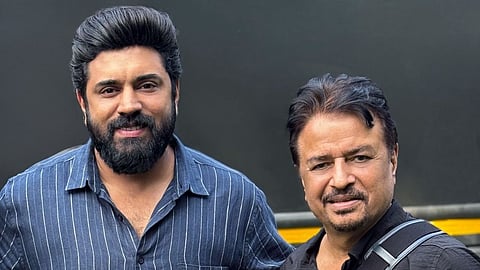 പനോരമ സ്റ്റുഡിയോസ് ചെയർമാൻ കുമാർ മംഗത് പഥക്കിന് ഒപ്പം നിവിൻ പോളി