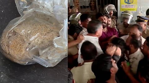 മാനന്തവാടിയിലെ പ്രതിഷേധം 