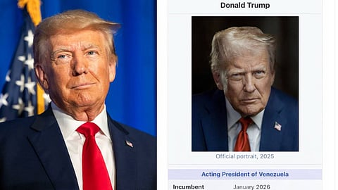 'വെനസ്വേലയുടെ ആക്ടിങ് പ്രസിഡന്റ്'; സ്വയം പ്രഖ്യാപിച്ച് ട്രംപ് 