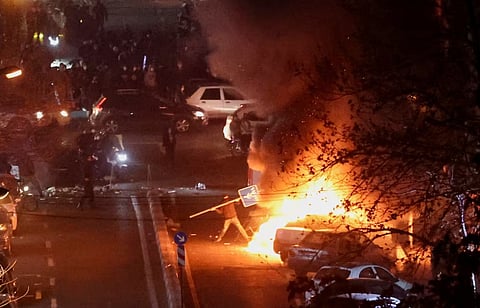  People Protest  in Iran