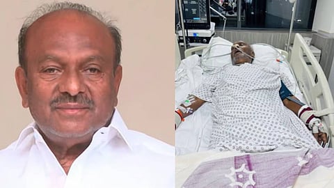 കെ.പി. ശങ്കരദാസ് ആശുപത്രിയിൽ