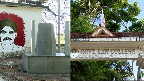 തിരുവനന്തപുരം ഗവ. ലോ കോളേജിലെ രക്തസാക്ഷി മണ്ഡപം അനധികൃതം; നിർമാണം തടഞ്ഞ് ഹൈക്കോടതി