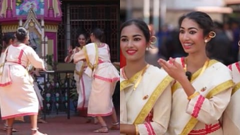 മാർഗംകളി വേദിയിൽ മുള്ളൻകൊല്ലി സെന്റ്. മേരീസ് എച്ച്എസ്എസ്