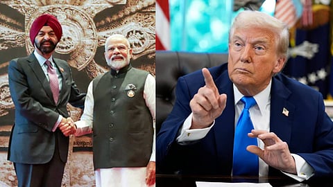 Ajay Banga, Donal Trump, Narendra Modi