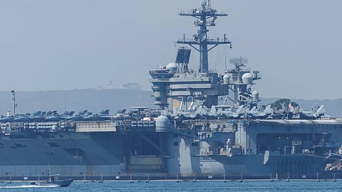 US WARSHIP USS ABRAHAM LINCOLN