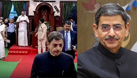 'ദേശീയഗാനത്തെ അവഹേളിച്ചു'; തമിഴ്നാട് നിയമസഭാ സമ്മേളനത്തില്‍ നിന്ന് നയപ്രഖ്യാപന പ്രസംഗം വായിക്കാതെ ഗവര്‍ണര്‍ ഇറങ്ങിപ്പോയി