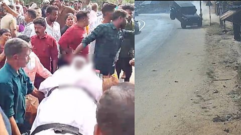 അപകടത്തിൻ്റെ ദൃശ്യങ്ങൾ