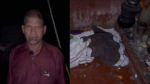 സദാനന്ദൻ താമസിക്കുന്ന കക്കൂസ് മുറി