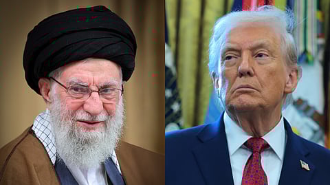 ആയത്തൊള്ള അലി ഖമേനി, ഡൊണാള്‍ഡ് ട്രംപ്