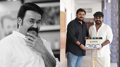 'L366'ലെ ലുക്കിൽ മോഹൻലാൽ