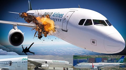 Somalian suicide bomber triggered a blast inside Daallo Airlines Flight 159