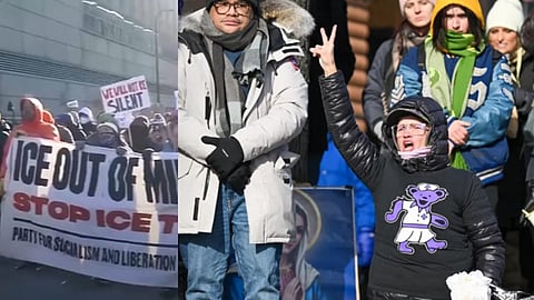 Protest in US against ICE