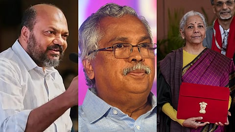 "ഇത് അംബാനി-അദാനി ബജറ്റ്", "ധാതു ഖനനം സംസ്ഥാന സര്‍ക്കാര്‍ പ്രഖ്യാപിച്ചത്"; കേന്ദ്ര ബജറ്റിലെ അവഗണനയ്‌ക്കെതിരെ ആഞ്ഞടിച്ച് ഇടതുനേതാക്കൾ