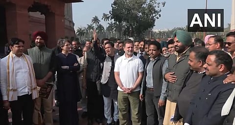 Opposition protest in Parliament