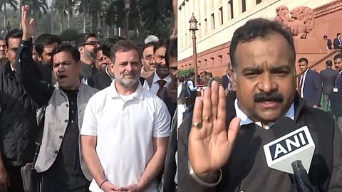 Opposition protest in Parliament