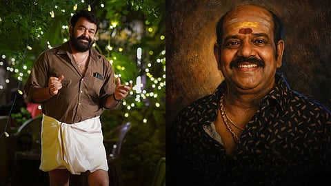 'തുടരും' ചിത്രത്തിലെ മോഹൻലാൽ, എസ്.പി. വെങ്കിടേഷ്