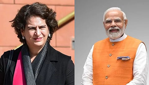 "ഭയപ്പെടുന്നത് എപ്സ്റ്റീന്‍ ഫയല്‍സിനെയോ അതോ രാഹുല്‍ ഉദ്ധരിച്ച് സംസാരിച്ച പുസ്തകത്തെയോ?"; മോദിയെ പരിഹസിച്ച് പ്രിയങ്ക ഗാന്ധി