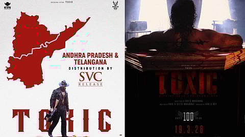 120 കോടി രൂപയുടെ കരാർ: യാഷിൻ്റെ 'ടോക്സിക്' ആന്ധ്ര-തെലങ്കാന വിതരണാവകാശം ദിൽ രാജുവിൻ്റെ എസ് വി സിക്ക്