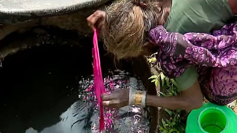 ശുദ്ധജല കുടിവെള്ള പദ്ധതിയുടെ സംഭരണി തകർന്നു; അമ്പതേക്കറിലെ ഉന്നതി നിവാസികളുടെ കുടിവെള്ളം മുട്ടി 