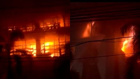 ജയലക്ഷ്മി സിൽക്ക്സിൽ തീപിടിത്തം 