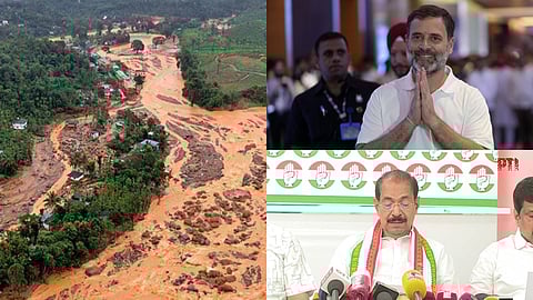 വയനാട് ദുരന്തബാധിതർക്കായി  കോണ്‍ഗ്രസ് 