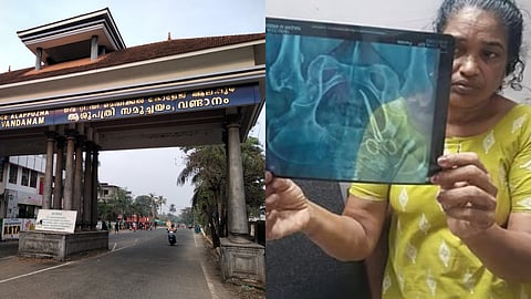 ഉഷയുടെ ശസ്ത്രക്രിയ അമൃത ആശുപത്രിയിൽ പൂര്‍ത്തിയായി; വയറിനകത്ത്  നിന്ന് കത്രിക പുറത്തെടുത്ത് ഡോക്ടർമാരുടെ സംഘം  