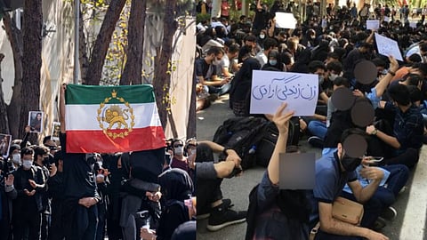 Iranian students hold protests for third day
